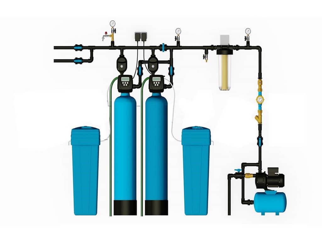 سختی گیر یا نرم کننده آب یک سیستم تصفیه